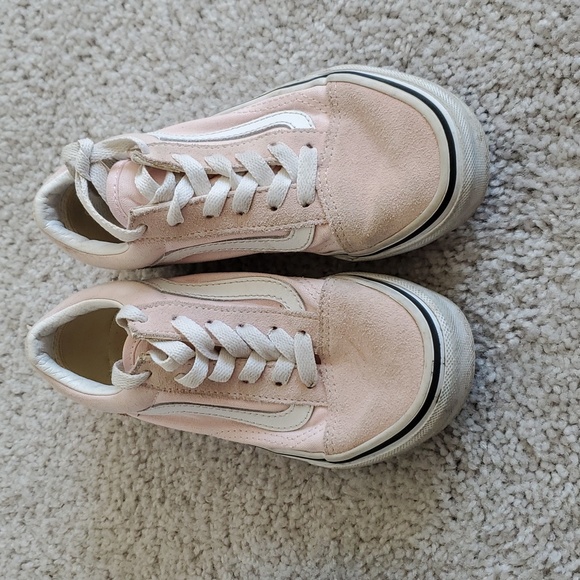 Girl youth size 1 vans sneakers - Picture 3 of 6